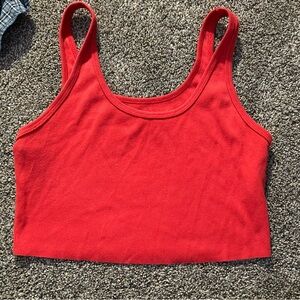 wild fable, red cropped tank top!! Size medium!!💕💕💕